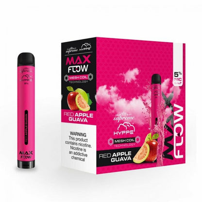 Hyppe Max Flow Mesh Disposable | 2000 Puffs | 6mL red apple guava with packaging