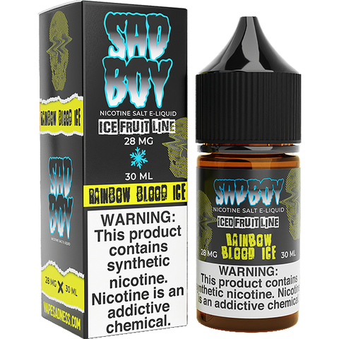 Rainbow Blood Ice by Sadboy Salts 30ml with packaging