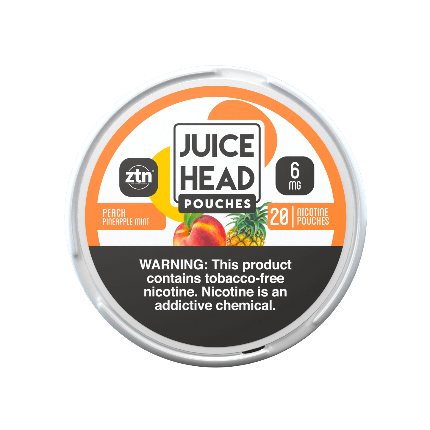 Juice Head ZTN Pouches | Peach Pineapple Mint