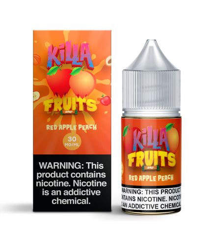 Red Apple Peach by Killa Fruits Salts Series 30mL with packaging