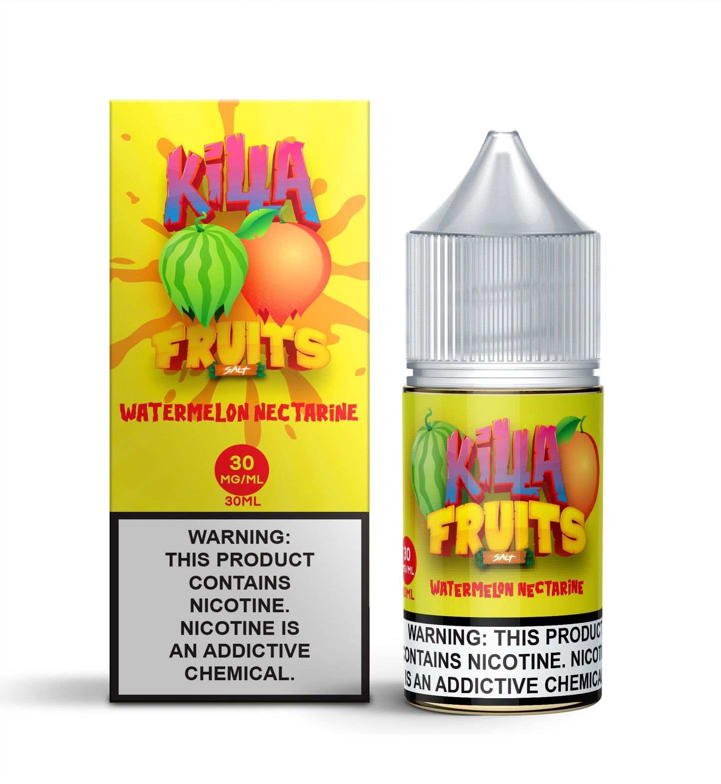 Watermelon Nectarine by Killa Fruits Salts Series 30mL with packaging
