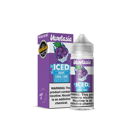 Killer Fruits Iced Grape by Vapetasia TFN Series 100mL with packaging 