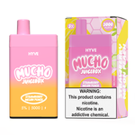 Mucho x Hyve Disposable | 5000 Puffs | 12mL | 50mg Strawberry Melon Peach with Packaging