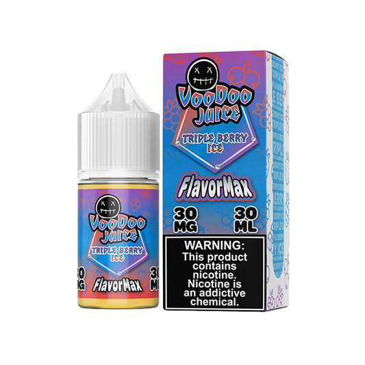 Triple Berry Ice by Voodoo Juice FlavorMax Salts Series | 30mL with  packaging