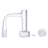 Golden Goat - Quartz Nails Engraved Cap Over With Quartz Marble Two Quartz Pearl 10mm Male