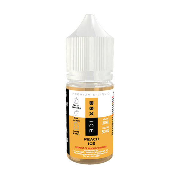 Peach Ice by Glas BSX Salts TFN 30mL bottle