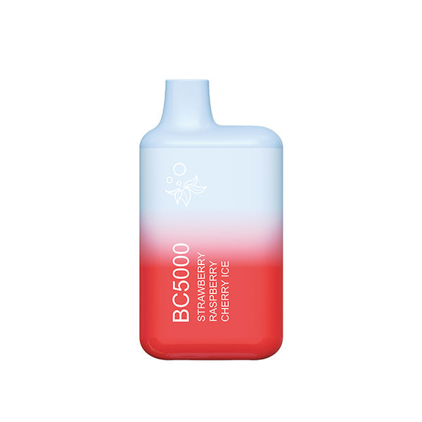 BC5000 (Non Branded EBDESIGN) Disposable | 5000 Puffs | 9.5mL | 4-5% Strawberry Raspberry Cherry Ice