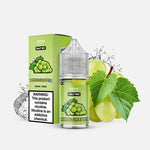 White Grape Ice by ORGNX Salt TFN 30ml with packaging and background