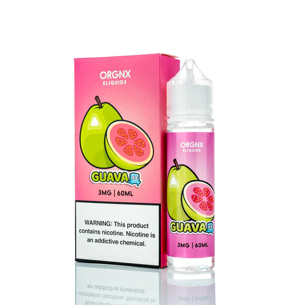 Guava ICE by ORGNX TFN Series 60mL with packaging