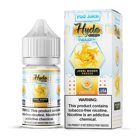 Jewel Mango Freeze by Pod Juice - Hyde TFN Salt Series 30mL with packaging
