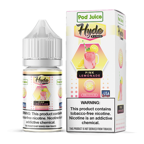 Pink Lemonade by Pod Juice - Hyde TFN Salt Series 30mL with packaging