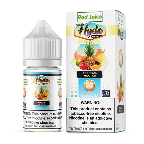 Tropic Nectar by Pod Juice - Hyde TFN Salt Series 30mL with packaging