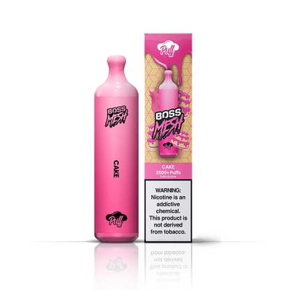 Puff Labs Puff Boss Mesh Disposable | 3500 Puffs | 8mL cake with packaging