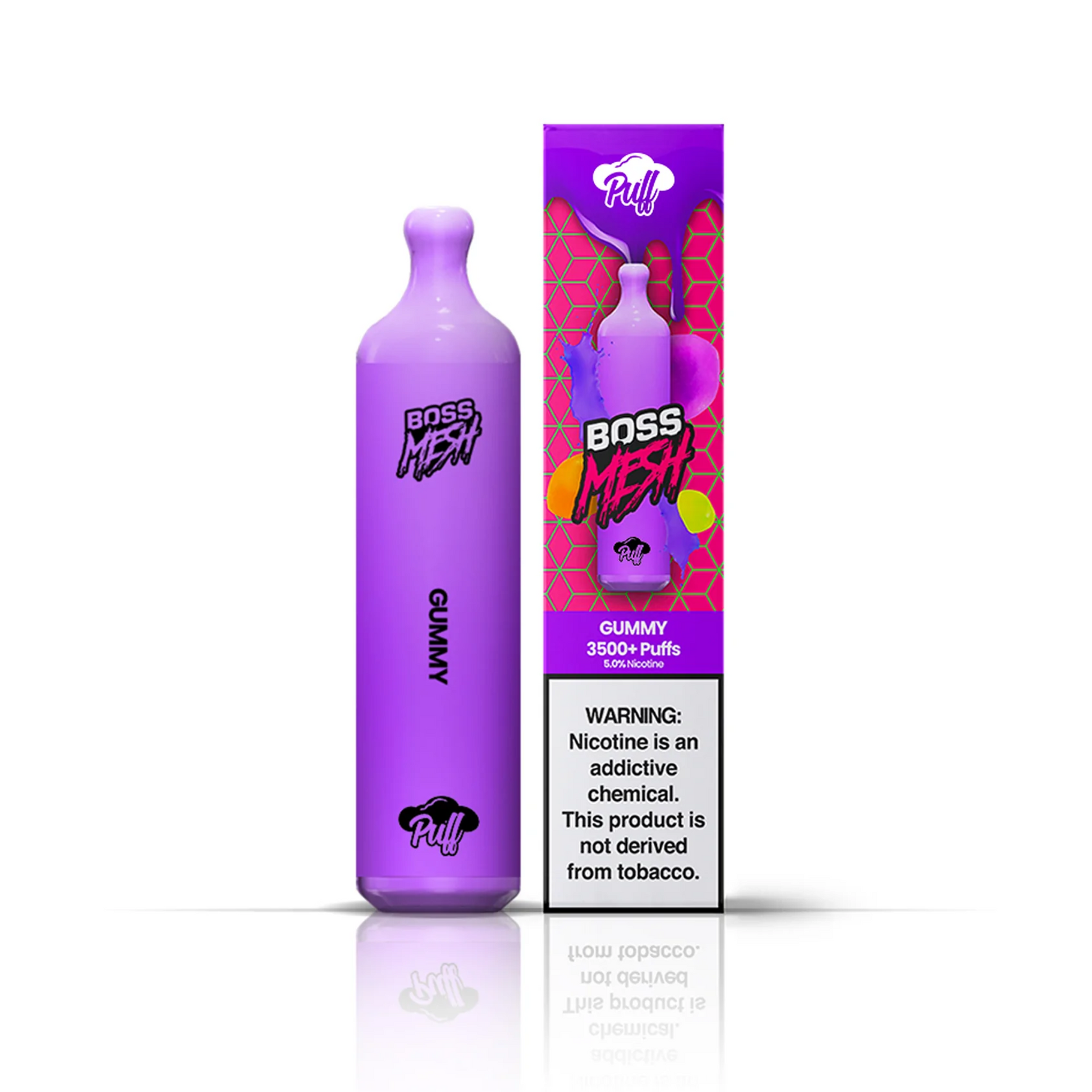 Puff Labs Puff Boss Mesh Disposable | 3500 Puffs | 8mL gummy with packaging