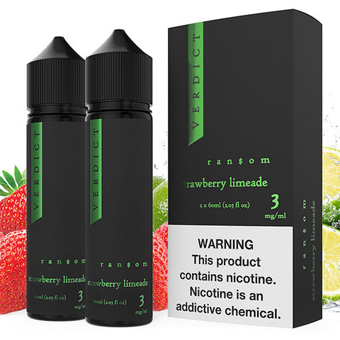 Ransom - Strawberry Limeade by Verdict - Revamped Series | 2x60mL with packaging