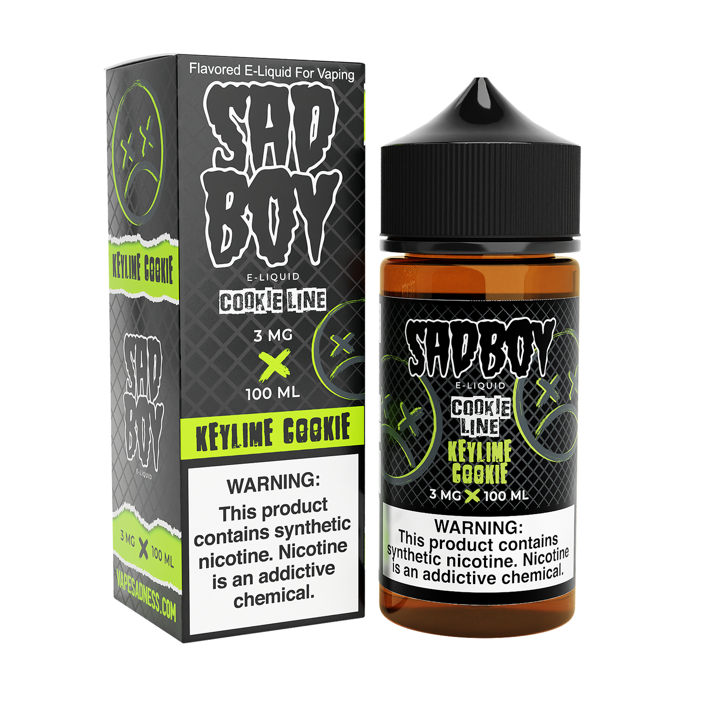 Key Lime Cookie by Sadboy 100ml with packaging