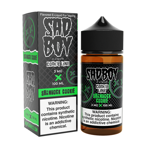 Shamrock Cookie by Sadboy 100ml with packaging