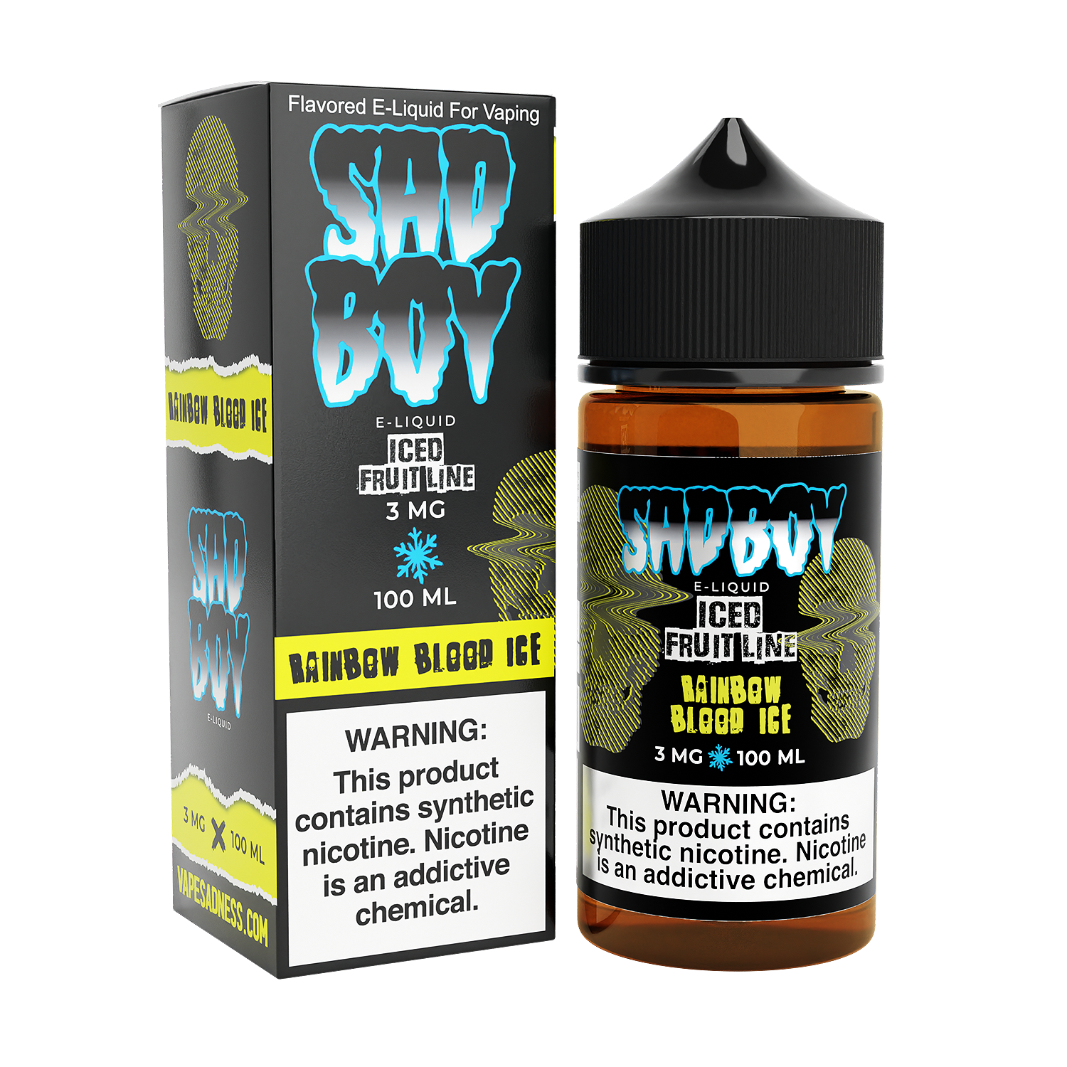 Rainbow Blood Ice by Sadboy 100ml with Packaging