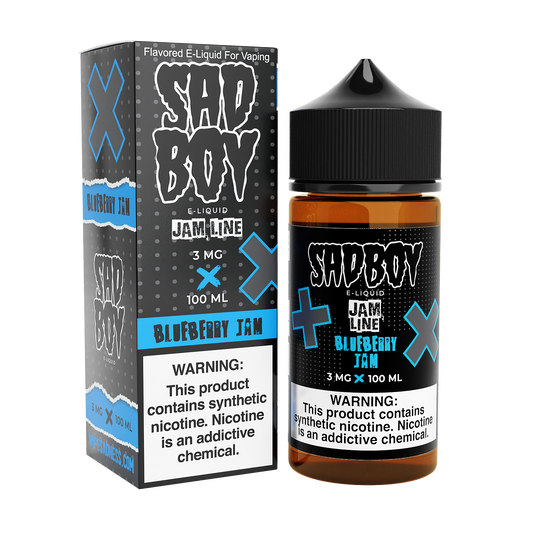 Blueberry Jam by Sadboy 100ml with packaging