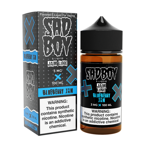 Blueberry Jam by Sadboy 100ml with packaging