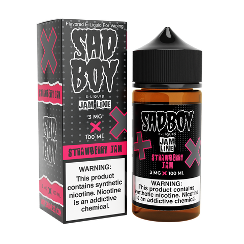 Strawberry Jam Cookie by Sadboy 100ml with packaging