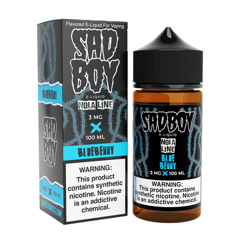 Nola Blueberry by Sadboy Series 100ml with Packaging 