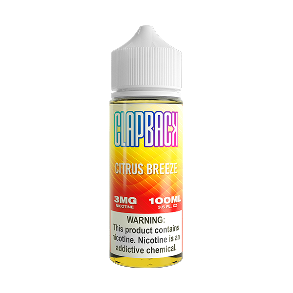 Citrus Breeze By Saveurvape - Clap Back TF-Nic 100mL bottle