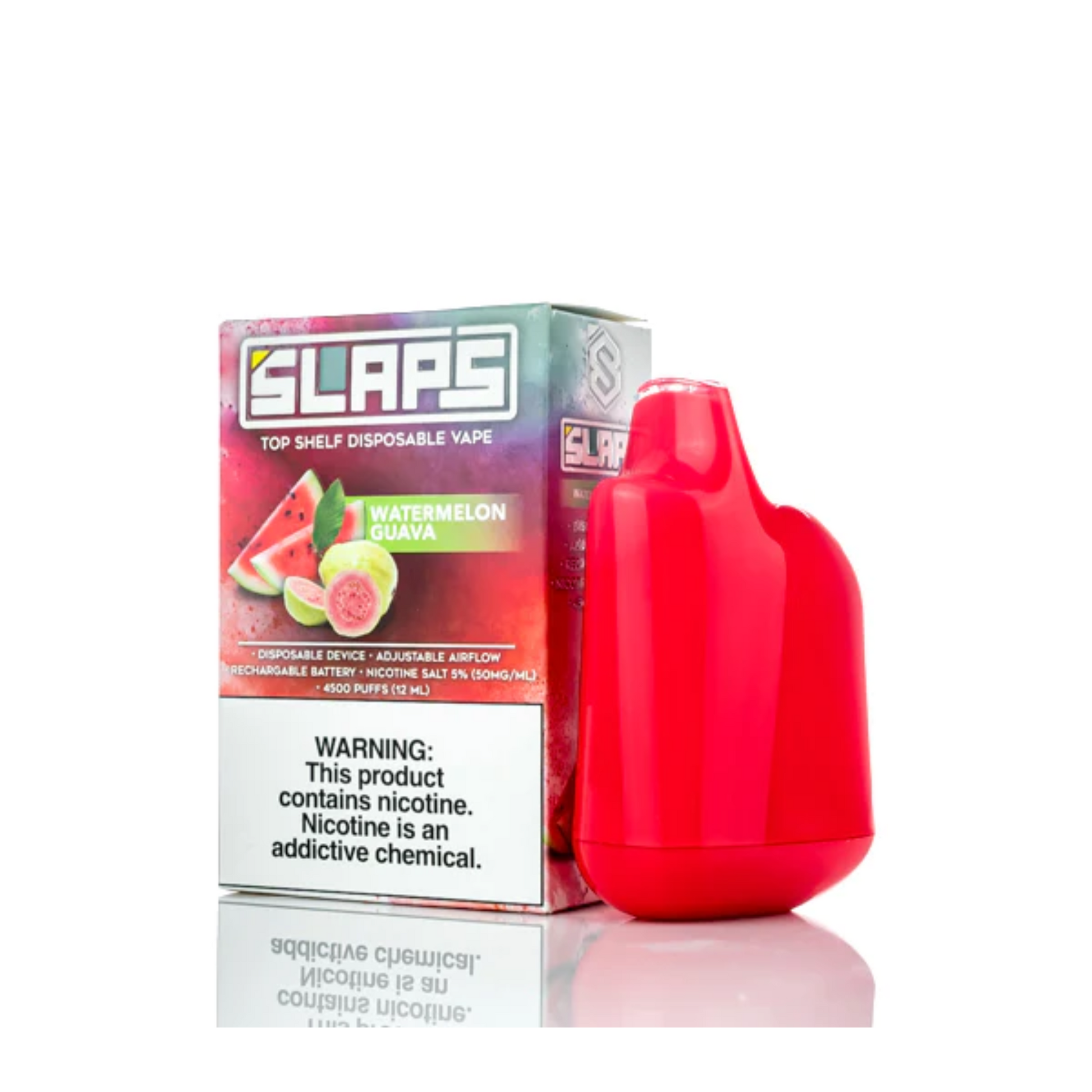 Slaps Disposable | 4500 Puffs watermelon guava with packaging