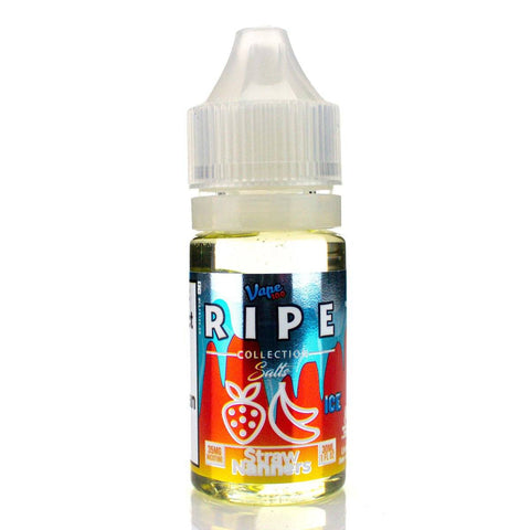 Straw Nanners On ICE by Vape 100 Ripe Collection Salts 30mL Bottle