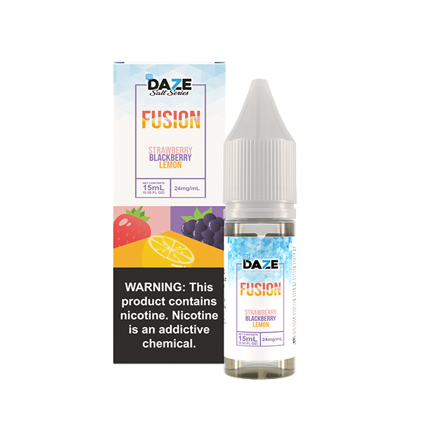 7Daze Fusion Salt Series | 15mL | 24mg with packaging.