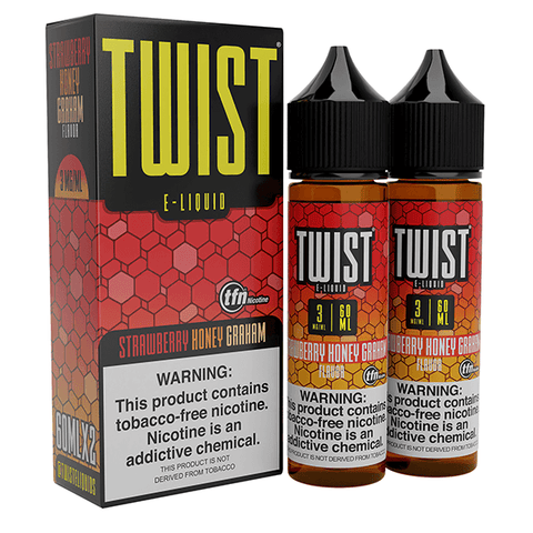 Strawberry Honey Graham by Twist TFN Series (x2 60mL) 120mL with Packaging