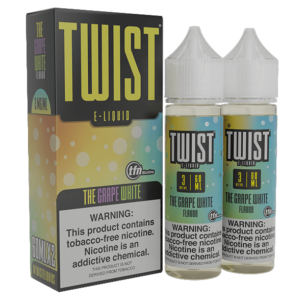 The Grape White by Twist TFN Series (x2 60mL) 120mL with Packaging