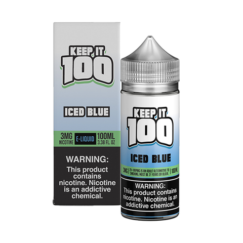 Iced Blue by Keep It 100 TFN Series 100mL with Packaging