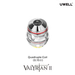 Uwell Valyrian 2 Replacement Coils (Pack of 2) | Quadruple Coil 0.15ohm