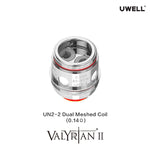 Uwell Valyrian 2 Replacement Coils (Pack of 2) | UN2 Dual Meshed Coil 0.14ohm