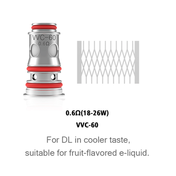 Vandy Vape VVC Coil (4-Pack) | 0.6ohm (18-26W) VVC-60