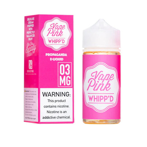 Whipp'd by Vape Pink Series 100mL with packaging