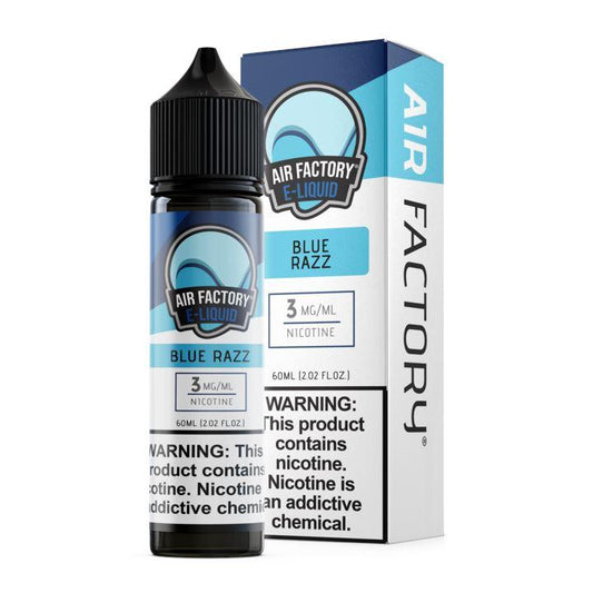 Blue Razz by Air Factory E-Liquid 60ml with packaging