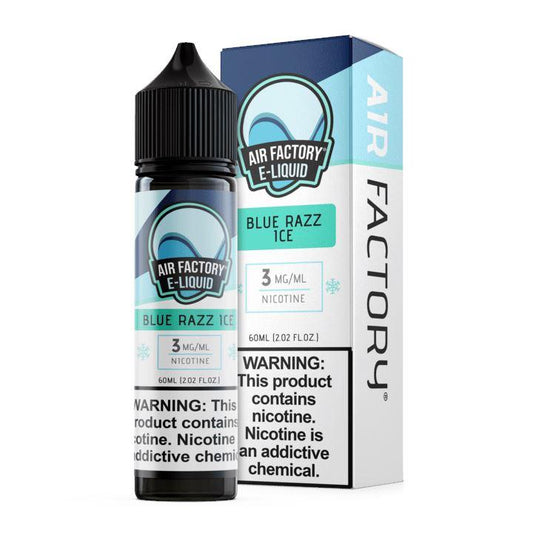 Blue Razz Ice by Air Factory E-Liquid 60ml with packaging