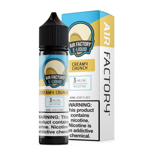 Creamy Crunch by Air Factory E-Liquid 60ml with packaging