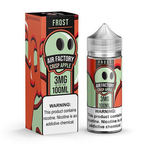 AIR FACTORY FROST | Crisp Apple 100ML with Packaging