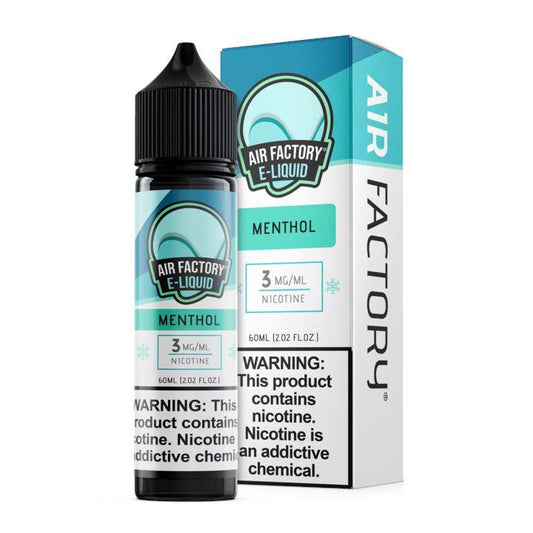 Menthol by Air Factory E-Liquid 60ml with packaging