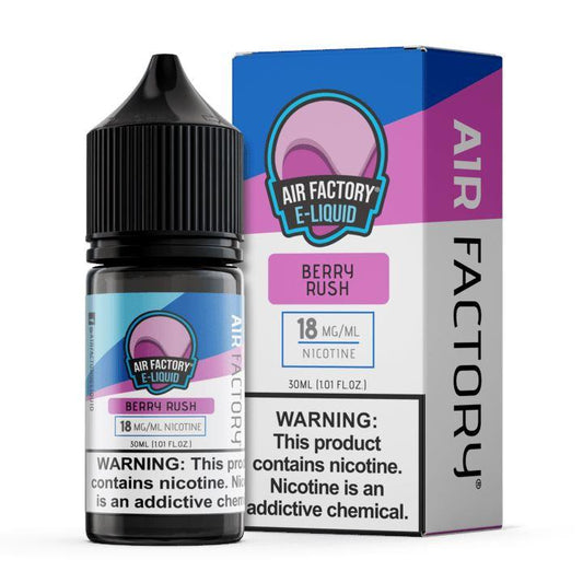 Berry Rush by Air Factory Salt eJuice 30mL with packaging