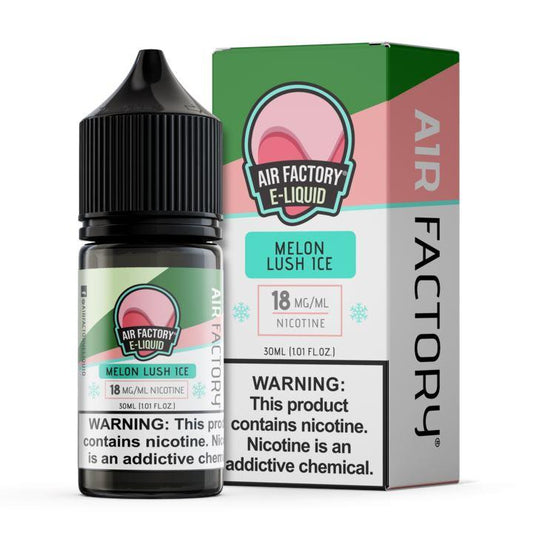 Melon Lush Ice by Air Factory Salt eJuice 30mL with packaging