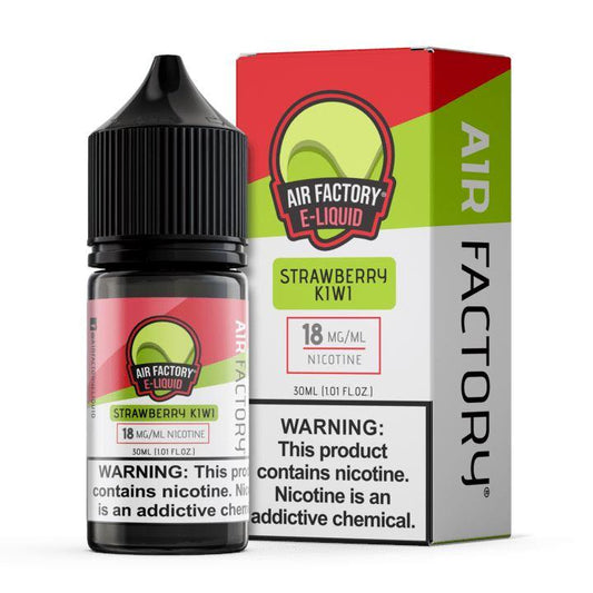 Strawberry Kiwi by Air Factory Salt eJuice 30mL with packaging