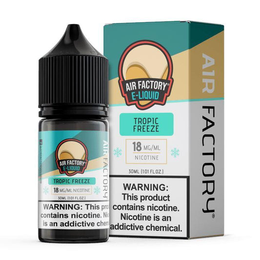 Tropic Freeze by Air Factory Salt eJuice 30mL with packaging