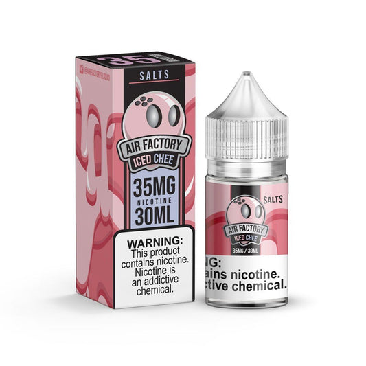 AIR FACTORY SALTS | Iced Chee 30ML eLiquid with packaging