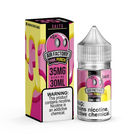 Pink Punch by Air Factory Salt eLiquid 30mL with packaging