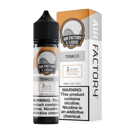 Tobacco by Air Factory E-Liquid 60ml with packaging 