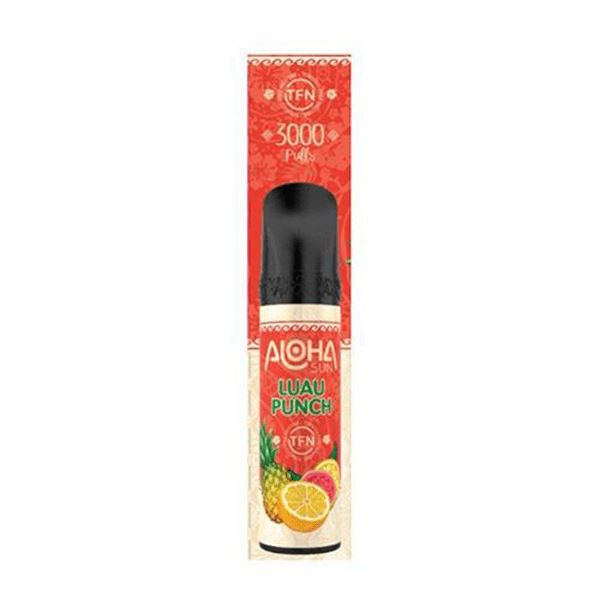 Aloha Sun Disposable | 3000 Puffs | 8mL Luau Punch with packaging